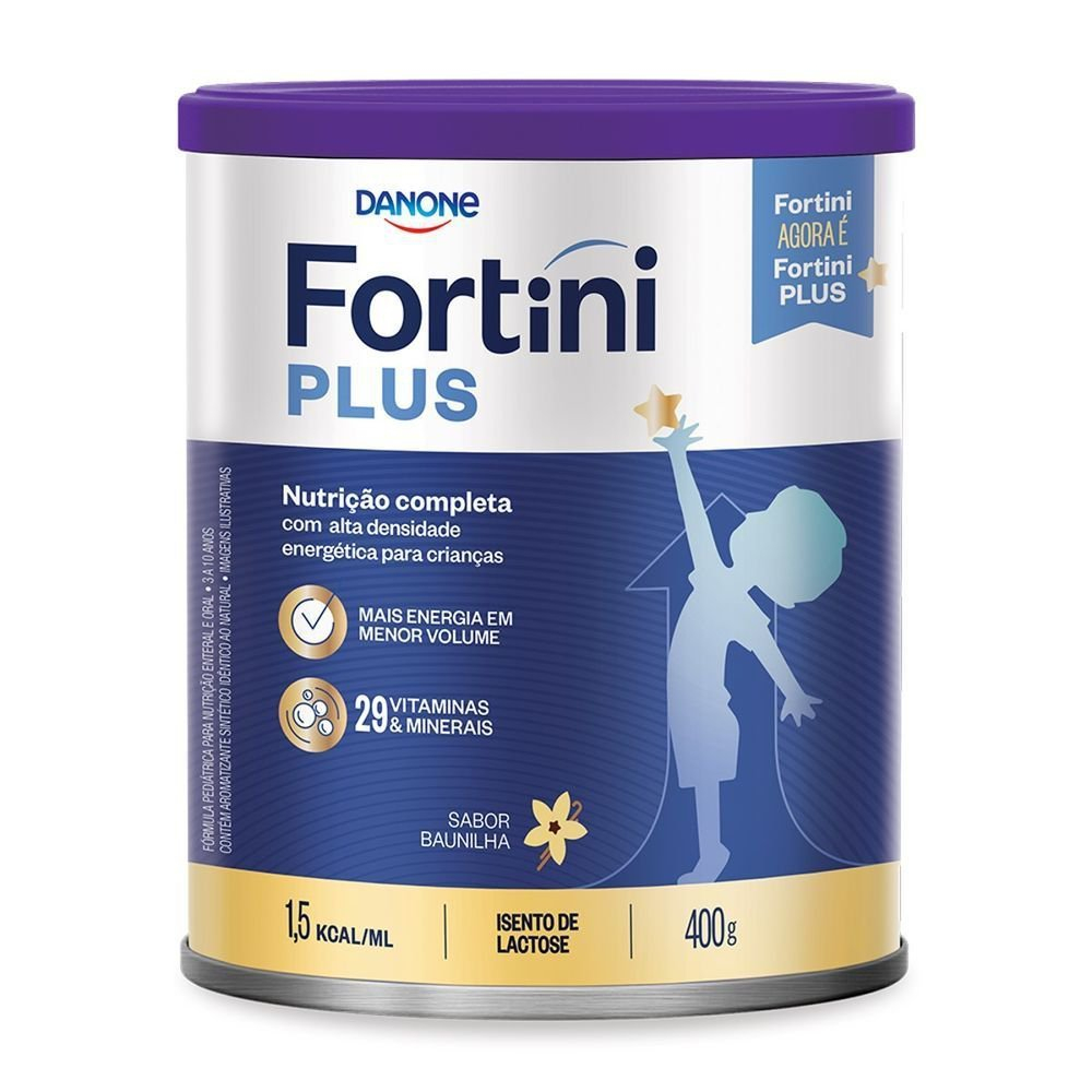 Suplemento Alimentar Fortini Plus Danone Baunilha 400G