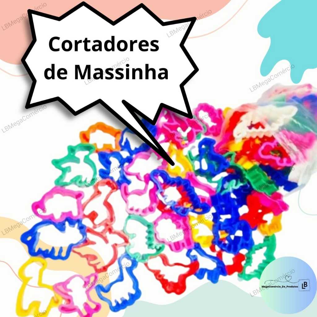 Kit 10 Caixinhas de Massinha 65gr+10 Forminhas+10 Jogos da Memória Sortidos Brinquedo Infantil Festa Lembrancinha