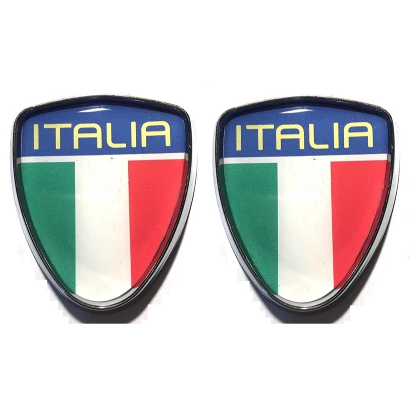 Par Emblema Escudo Itália Palio/Punto/Uno/Idea/Doblo/Linea/Siena/Mobi/Ducato/Strada/Marea/Tipo/Brava