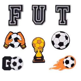 PIN BOTON BROCHE ENFEITE PARA CROC CALÇADO FUTEBOL BOLA TROFEU GOL KIT COM 8 PINS SORTIDOS em Oferta na Shopee