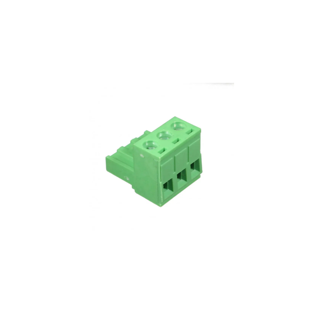 KIT COM 20 PEÇAS CONECTOR BORNE KF2EDGK 3 VIAS PASSO 5.08 90 GRAUS MARCA KEFFA
