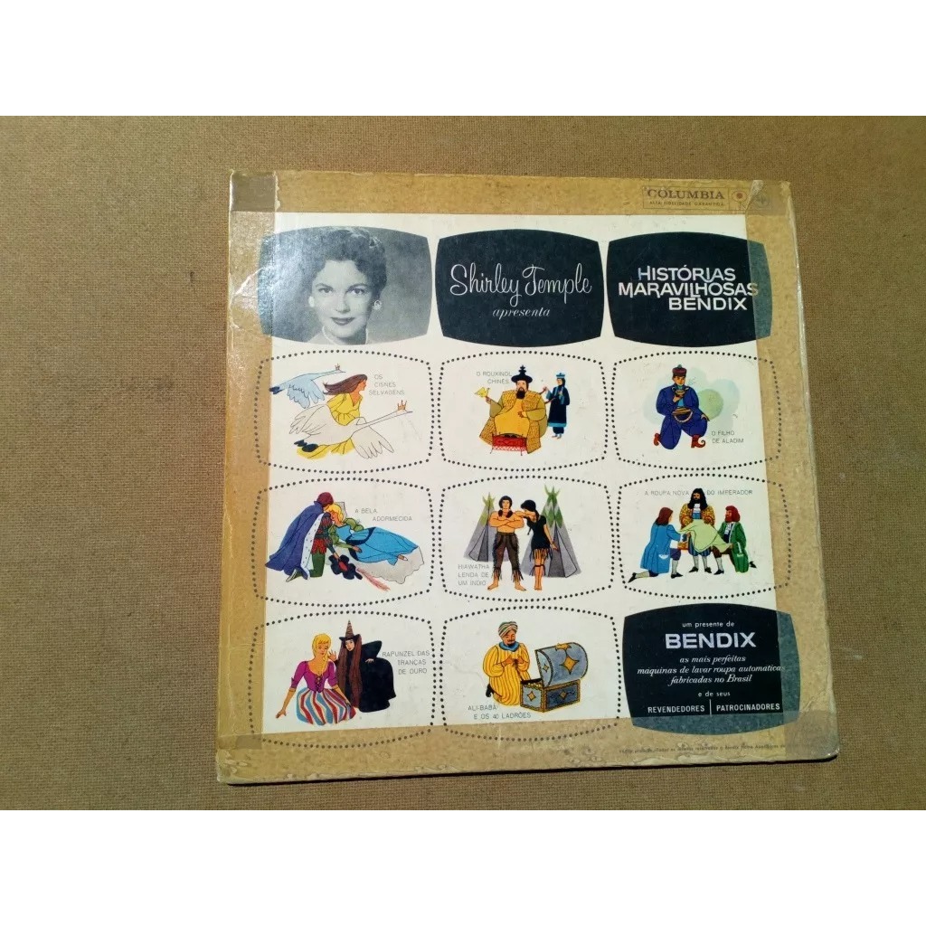 Lp Vinil Duplo Shirley Temple Histórias Maravilhosas Dendix