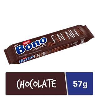 Biscoito Recheado Fininho Chocolate 57g Bono em Oferta na Shopee