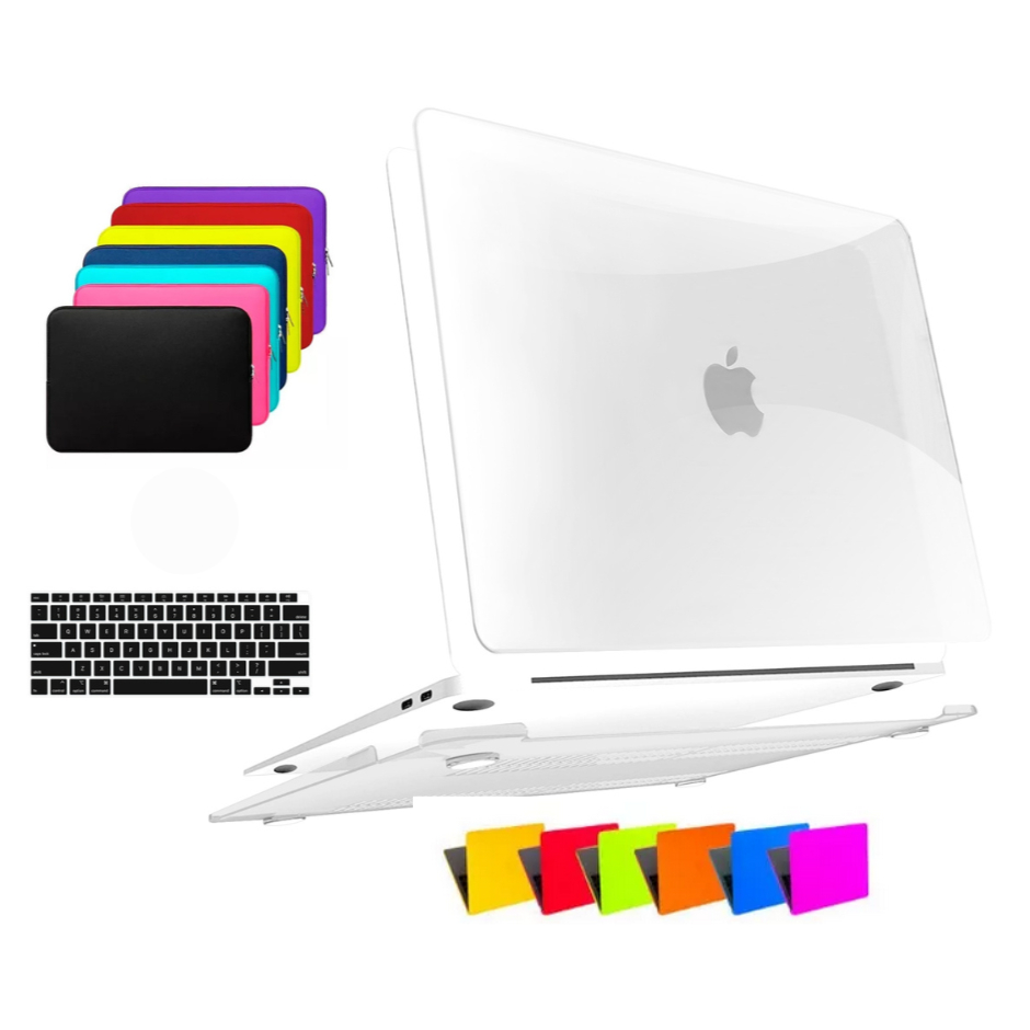 Kit Case Para Macbook Air 13 A2681 A3113 A3240 A3420 A3449 com Chip M2 M3 M4 M5
