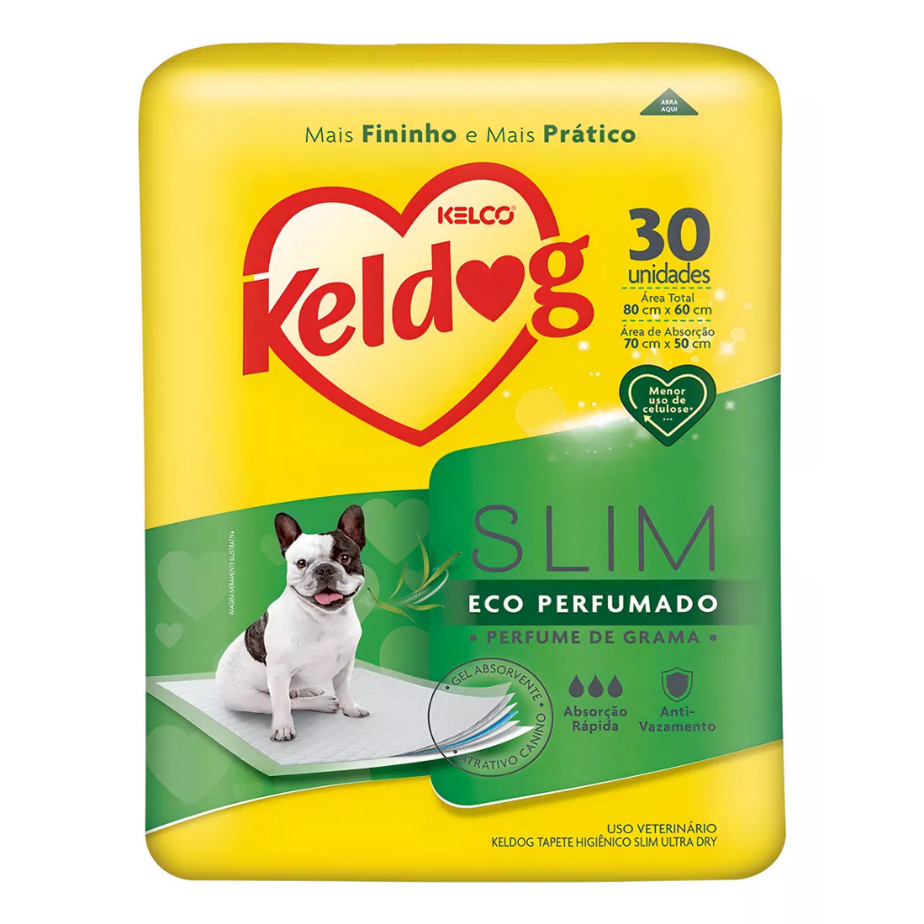 Tapete Higiênico Kelco Keldog Slim 30un 80x60cm