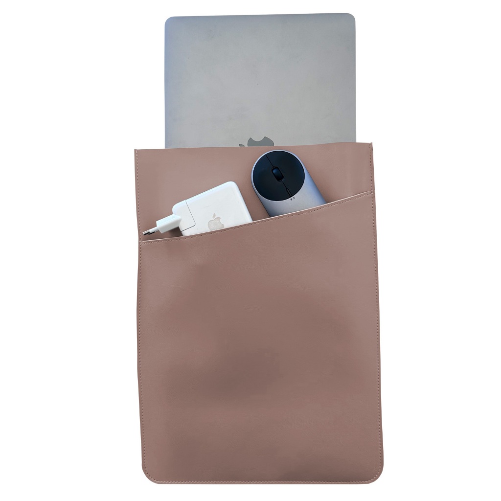 Case para Notebook Bolso Slim Bege Escuro