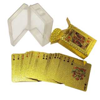 Mini Baralho Dourado 40 mm x 60 mm com Caixinha Protetora - em Oferta na Shopee