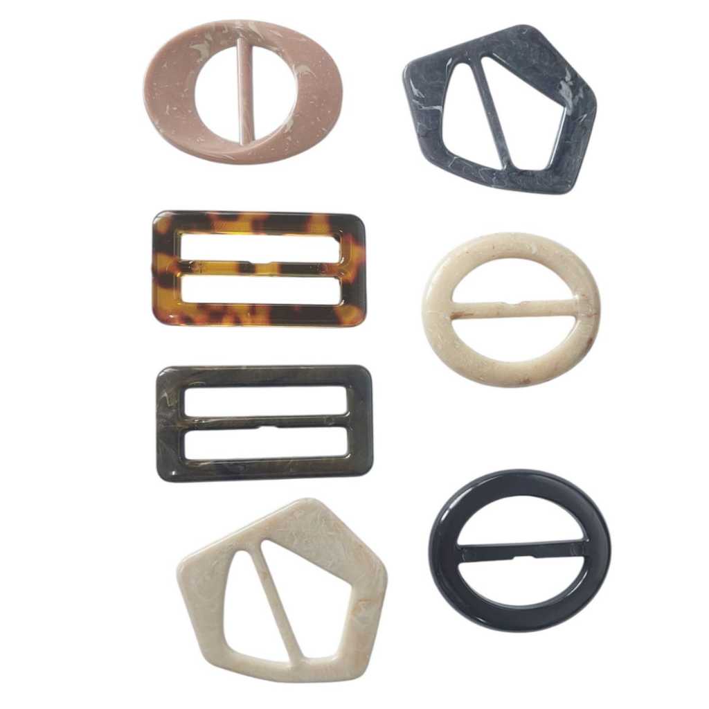 fivela para cinto resina acrílico para encapar transparente para montagem de acessorios da moda artesanato diy em Oferta na Shopee