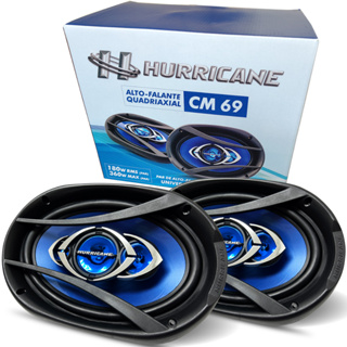 Alto Falante 6x9 Quadriaxial 180W Rms Par 4 Ohms Hurricane CM69 Quadriaxial em Oferta na Shopee