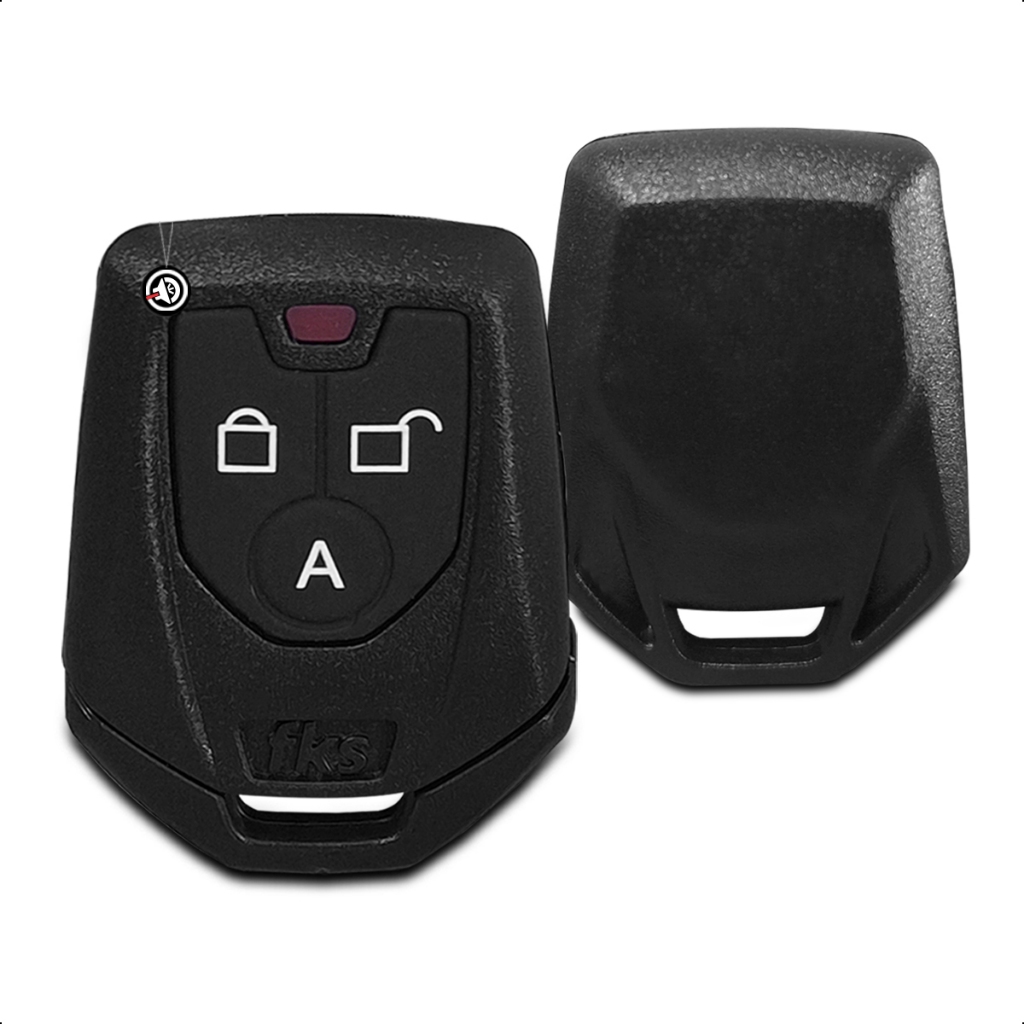 Controle remoto fks para alarmes automotivos universais modelo cr941 com frequencia de 433 Mhz em Oferta na Shopee