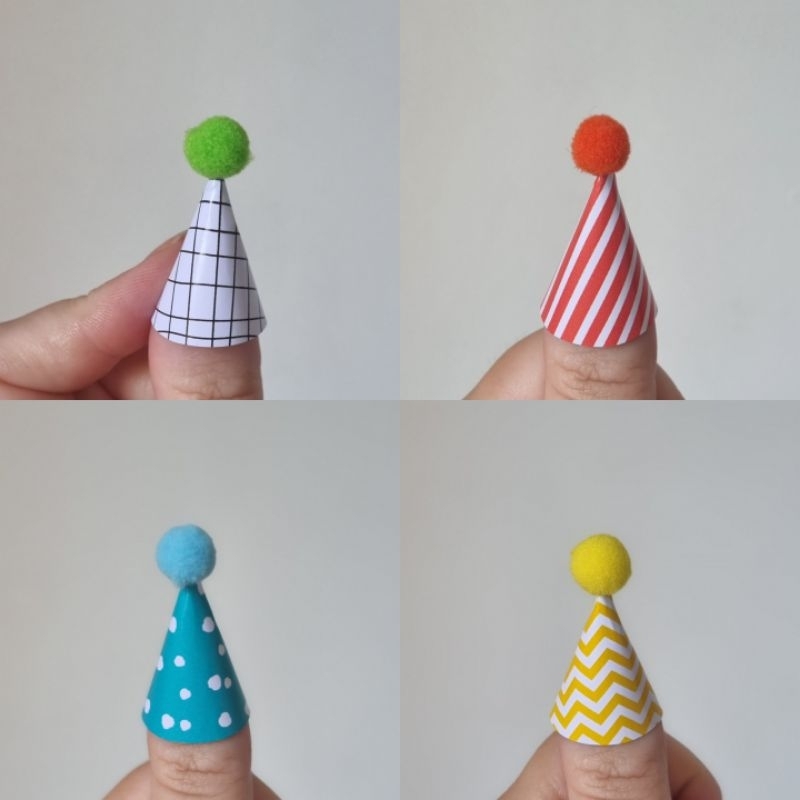 Mini chapeus multicoloridos / kits