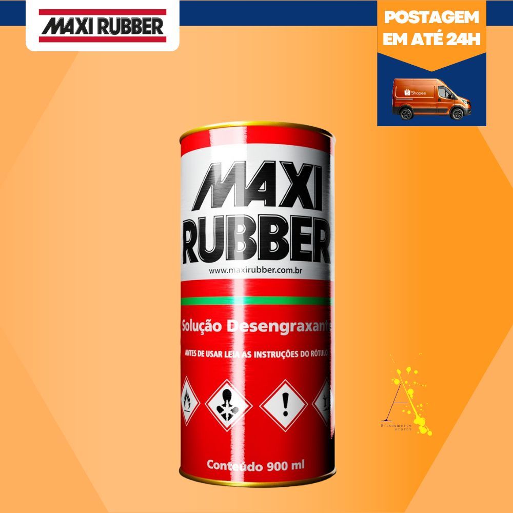 Solução Desengraxante 900ml Maxi Rubber