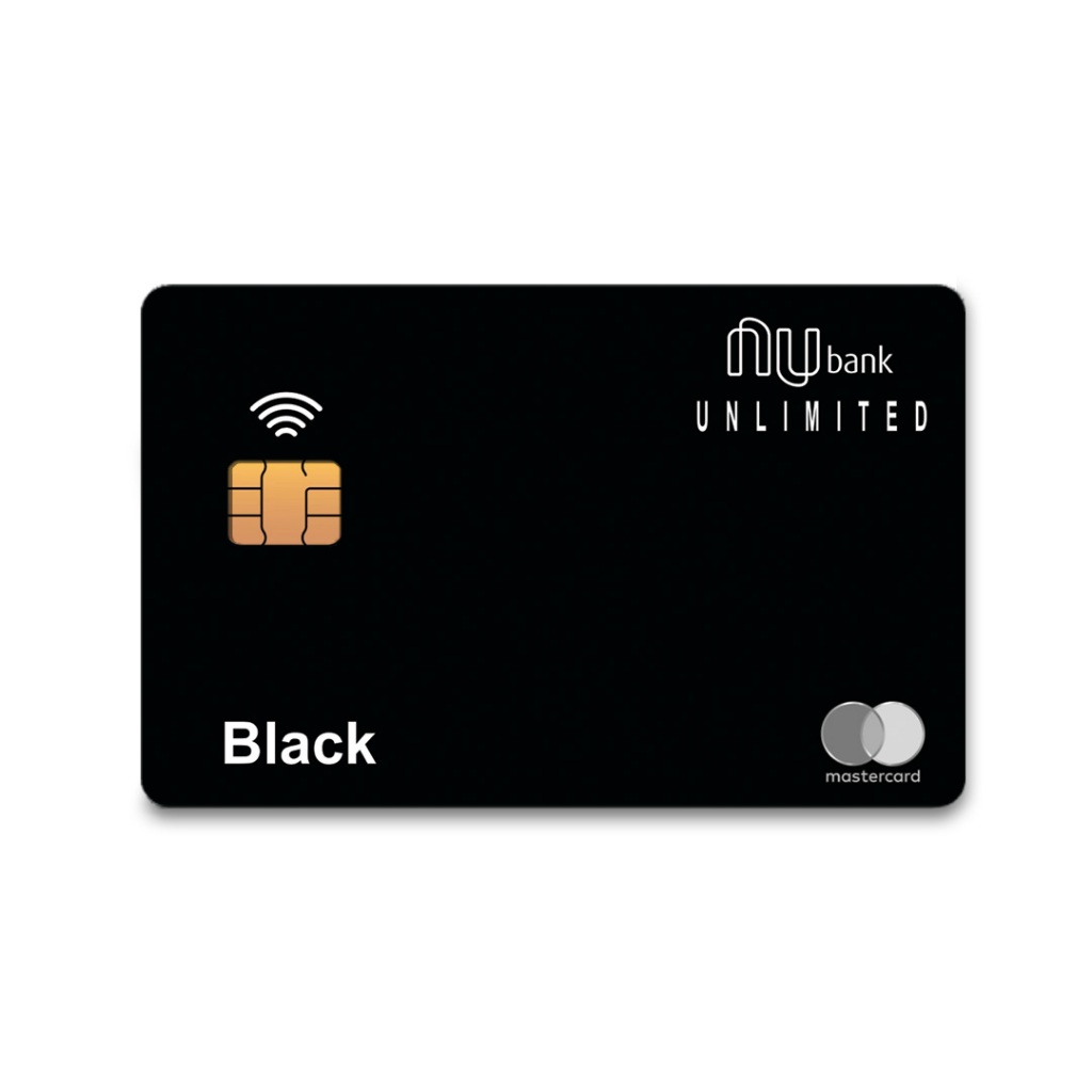 Adesivo Pelicúla Skin para Cartão de Crédito e Débido Removível Frente Verso Black Unlimited Silver
