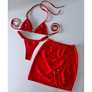 Biquíni 3 Peças Marquinha + Saída de Praia em Oferta na Shopee