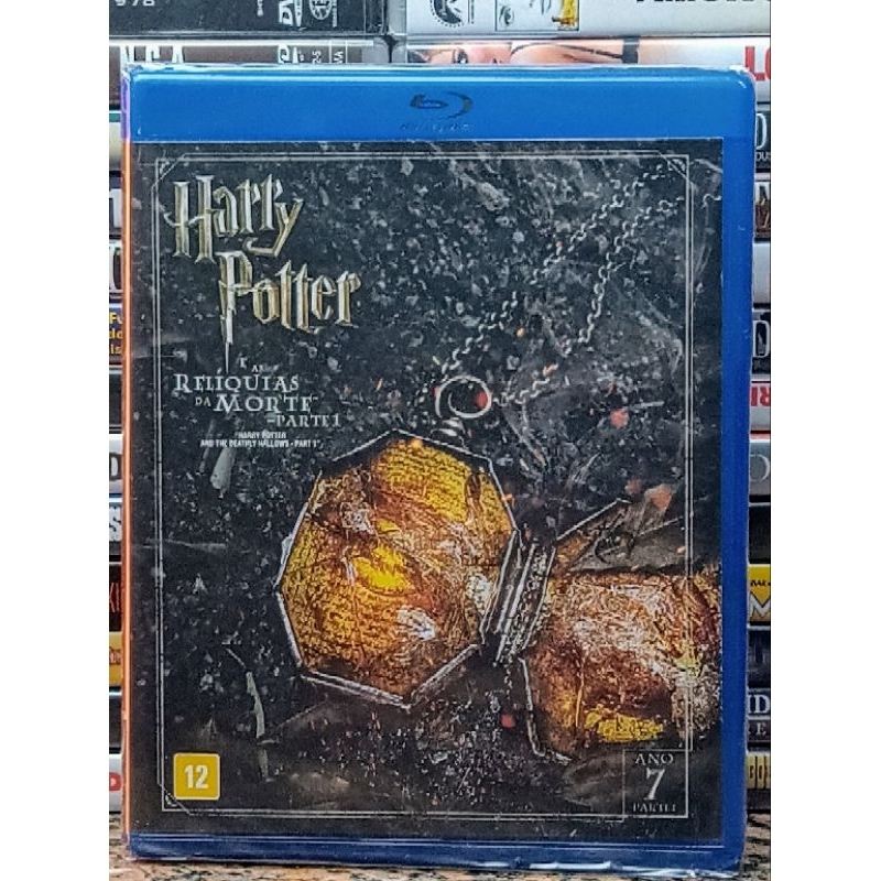 Blu-ray Duplo Harry Potter e as Relíquias da Morte Parte 1 - Aventura Fantasia Novo Original Lacrado - 2 Discos