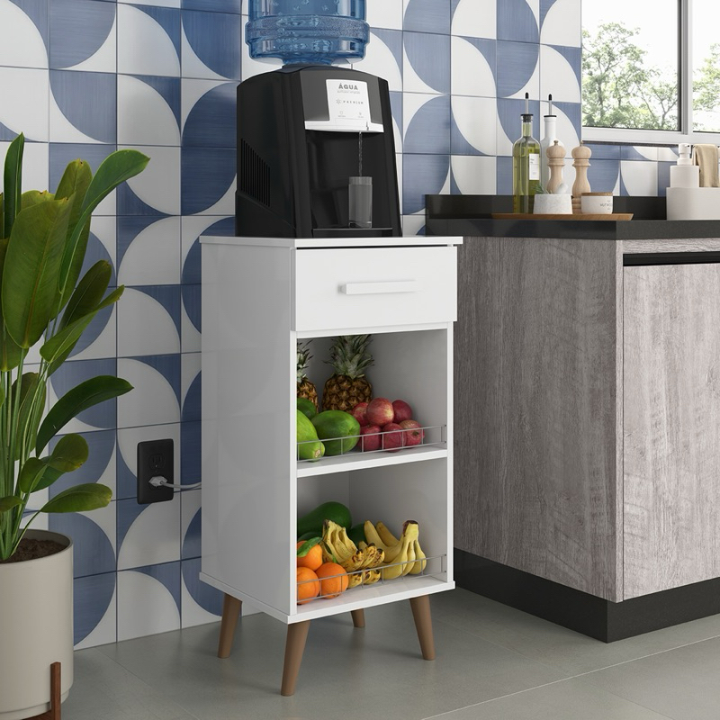 Balcão Fruteira Suporte para Galão Agua Bebedouro Armário Fenix Varias Cores em Oferta na Shopee