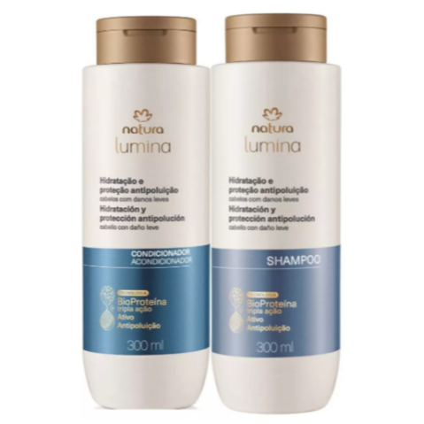 Natura Kit Lumina Shampoo e Condicionador Hidratação e Proteção Antipoluição