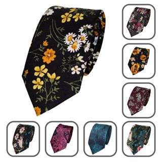 Gravata Masculina Slim Social - Florida - Floral - Kashmir em Oferta na Shopee