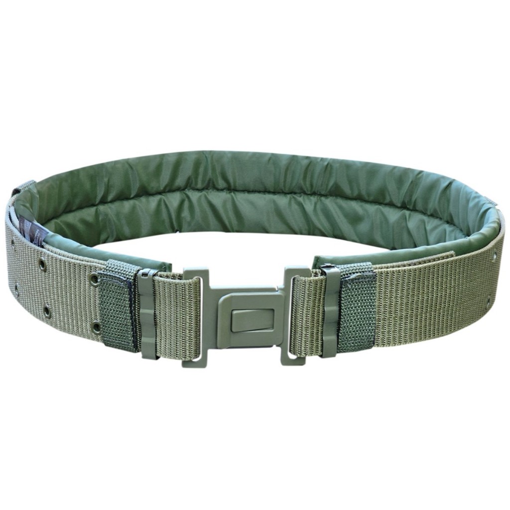 Kit Protetor Lombar + Cinto Na Militar Verde