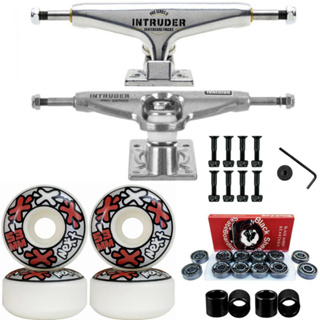 Truck Skate 139mm Intruder Mid - Rodas Next 53mm 101a - Rolamento Black sheep em Oferta na Shopee
