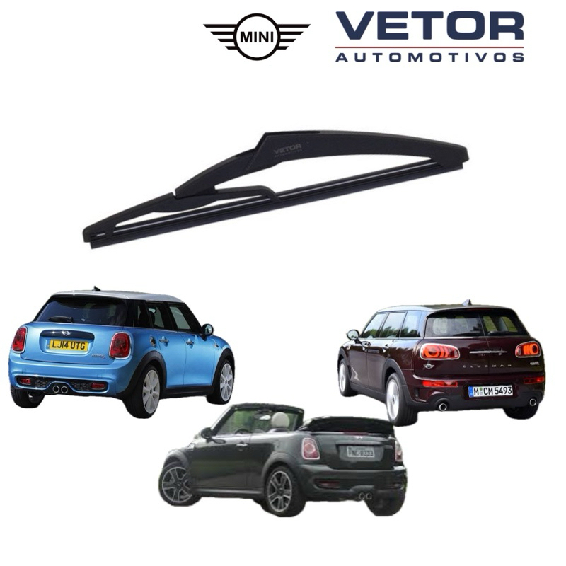 Palheta Traseira Premium Mini Cooper (2012 a 2025) Limpador Traseiro Original Vetor