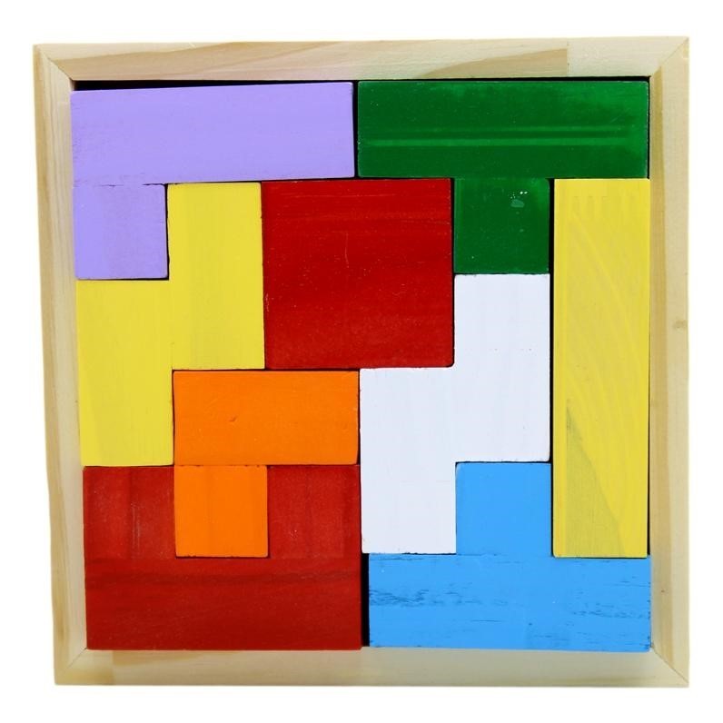 Tétris de madeira | Quebra cabeça, Puzzle
