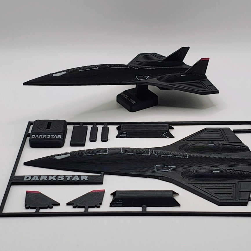 Darkstar Blackbird Kit de Montar avião kit card kit cartão - miniatura Colecionavel em Oferta na Shopee