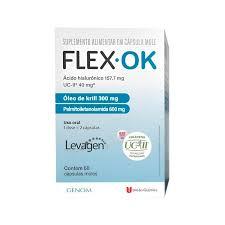 Flex Ok acido hialuronico com 60 capsulas
