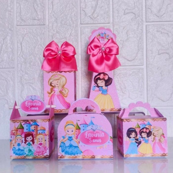 KIT CAIXAS PRINCESAS DA DISNEY CUT PERSONALIZADAS LEMBRANCINHAS |FESTAS | ANIVERSARIO | CAIXAS PERSONALIZADAS