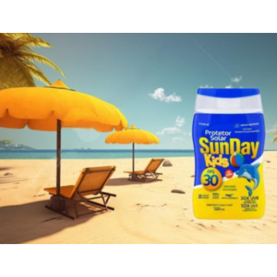 Nutriex Protetor Solar Sunday Kids 30 FPS 120 ML