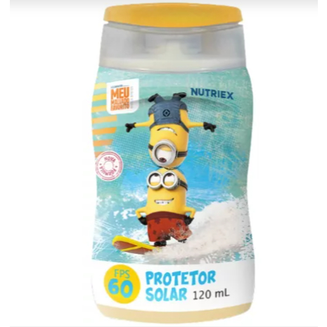 Nutriex Protetor Solar Kids Minion FPS 60  120 ML