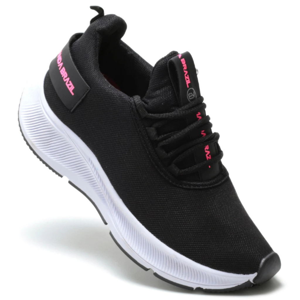 Tênis Feminino Casual e Esportivo Malha Respirável Caminhada Leve Academia