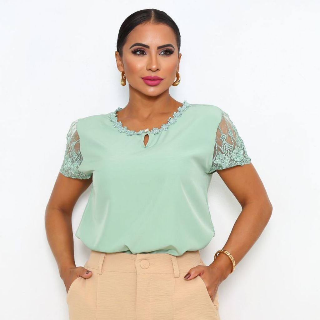 Blusas Femininas Elegantes de Renda: Onde Comprar | BuscaProdutos