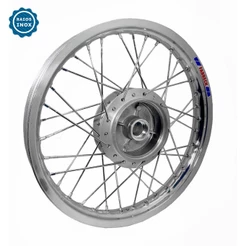 Roda Traseira Aro Alumínio Raio Inox Fan Titan 150 Tambor