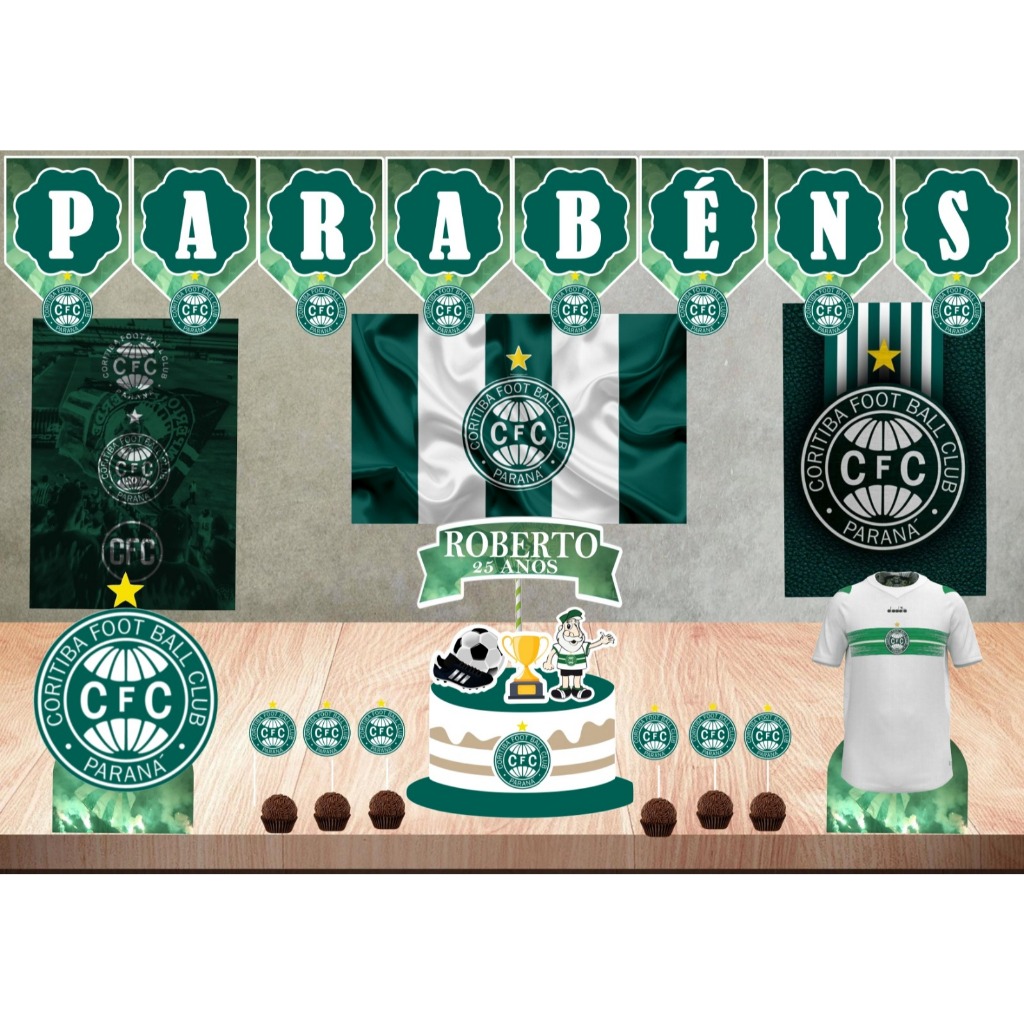 Kit Festa Coritiba Futebol só um Bolinho