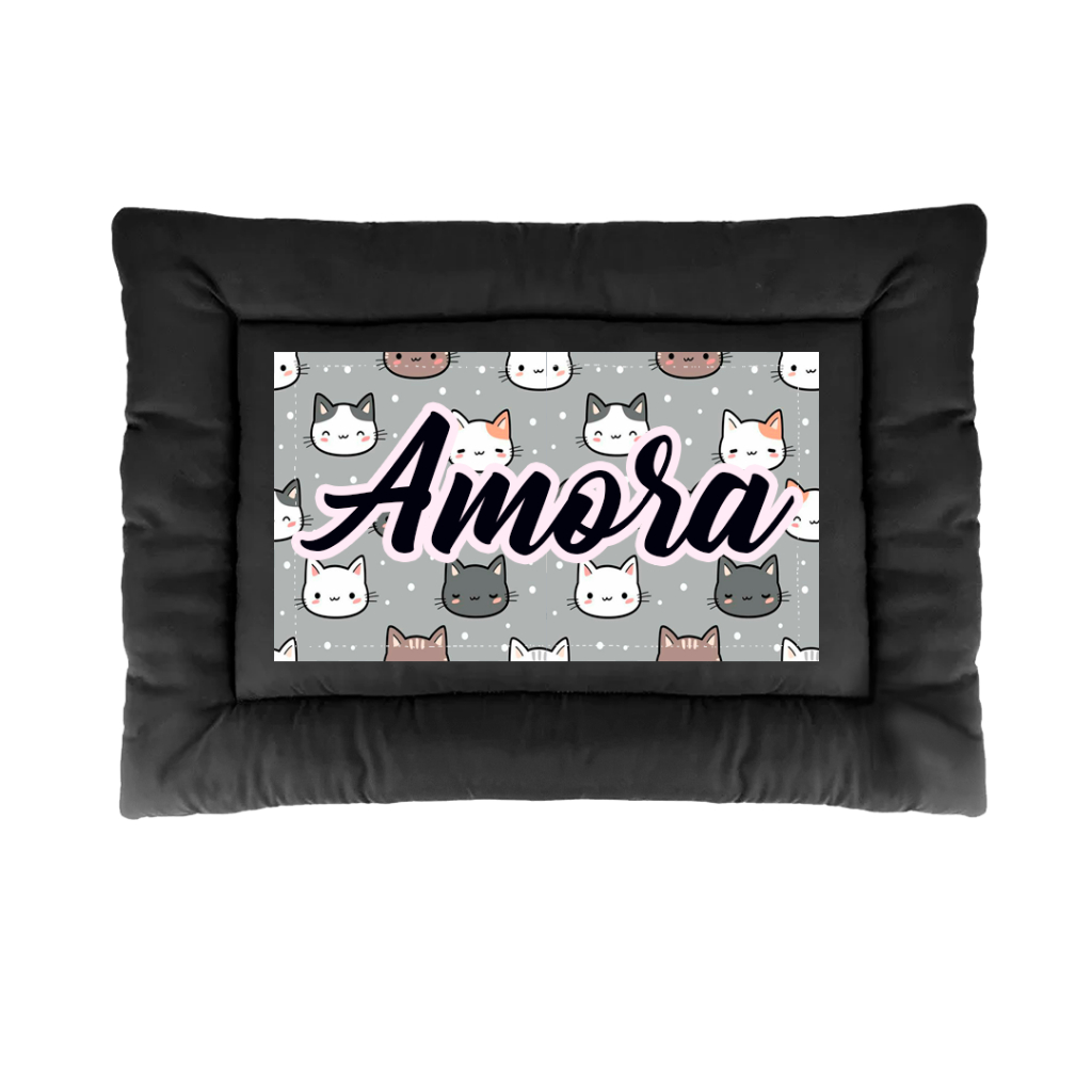 Cama PET TAM PP Com Nome Pet- cama luxo para cachorro e para gato - cama pet - Colchonete personalizado