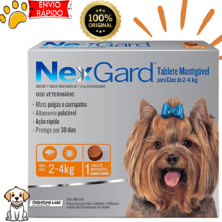 Antipulgas e Carrapatos Nexgard para cães de 2 a 4kg - Envio Rápido em Oferta na Shopee