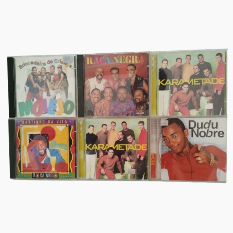 6 CDs Martinho Karametade Molejo Dudu - Originais 2000