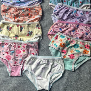 Kit 24 Calcinhas Infantil 100% Algodão, Confortáveis, Estampadas e Coloridas