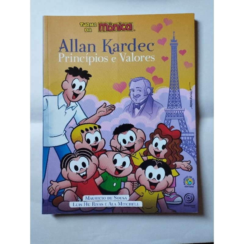 Turma da Mônica Allan Kardec Princípios e Valores