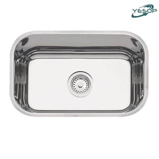 Cuba Pia De Cozinha 56x34cm Em Aço Inoxidável 304 Cor Prata Cromado Yesop em Oferta na Shopee