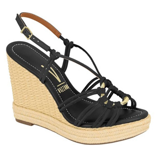 Sandalia Feminina Anabela Amarração Vizzano Original em Oferta na Shopee