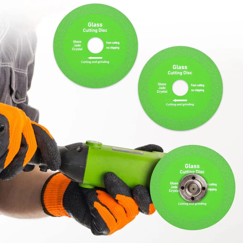 3/5/10pcs Disco de corte de vidro 4 polegadas 100mm super fino polido durável cerâmica mármore diamante lâmina de serra
