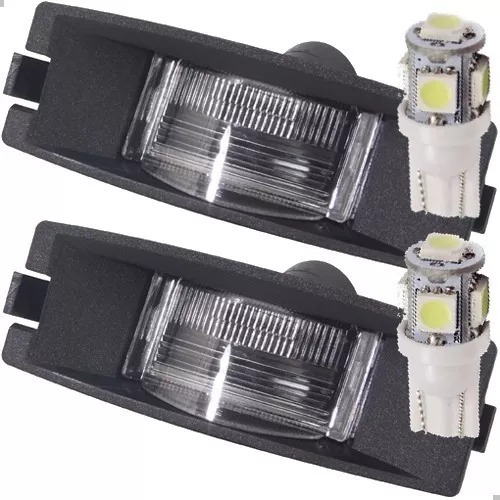 Par Lanterna Luz Placa Fiesta 96/02 Ford Ka 97 a 2007 c/ Led