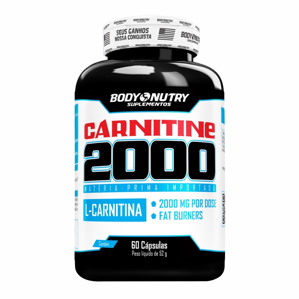 L-Carnitina, 2000mg - Body Nutry (CARNITINA PURA 2000mg) em Oferta na Shopee