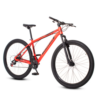 Bicicleta aro 29 Alumínio Vermelho e Preto Gott Rocker Freios a Disco Suspensão 21v em Oferta na Shopee