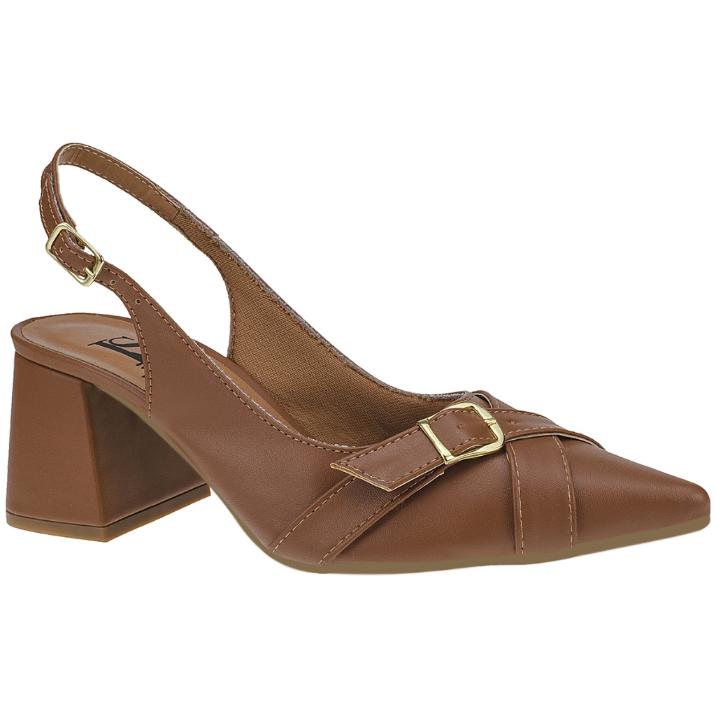 Scarpin Slingback Feminino Sapato Social Confortável com Fivela 18103 em Oferta na Shopee