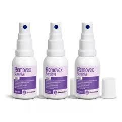 Kit Com 3 Unidades Removex Sensitive Spray 30ml