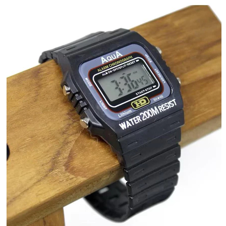 Relógios Masculinos de Pulso Aqua AQ Digital esportivo grande e pequeno feminino em Oferta na Shopee