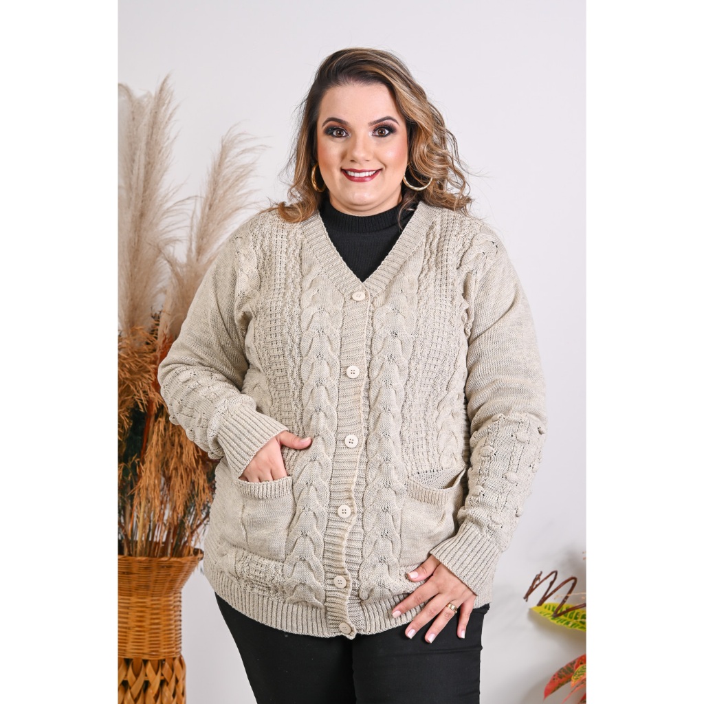 Suéter Feminino Plus Size: Onde Comprar | BuscaProdutos